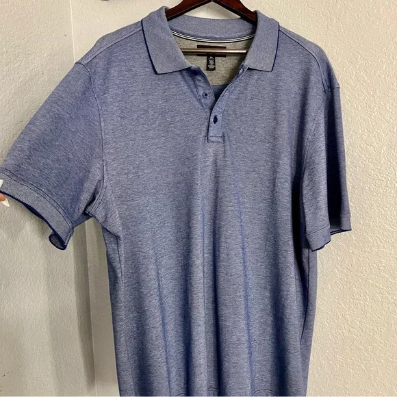 Nordstrom Mens Shop Baby Blue Blue Polo - Picture 6 of 11